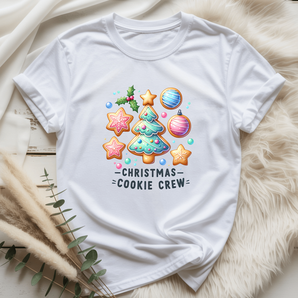 Christmas Cookie Crew T-Shirt for Women